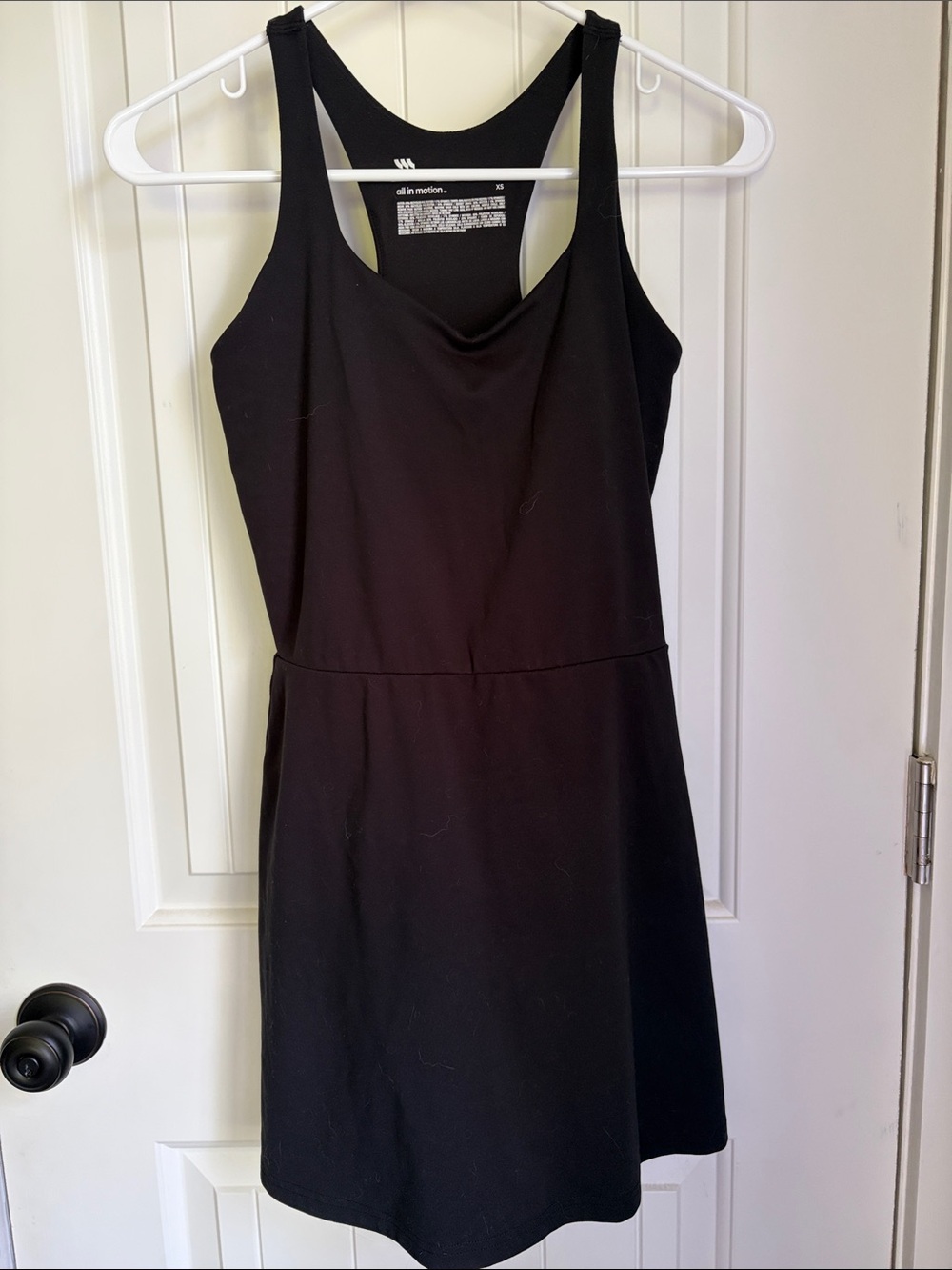 All in Motion Black Sleeveless Athletic Dress
